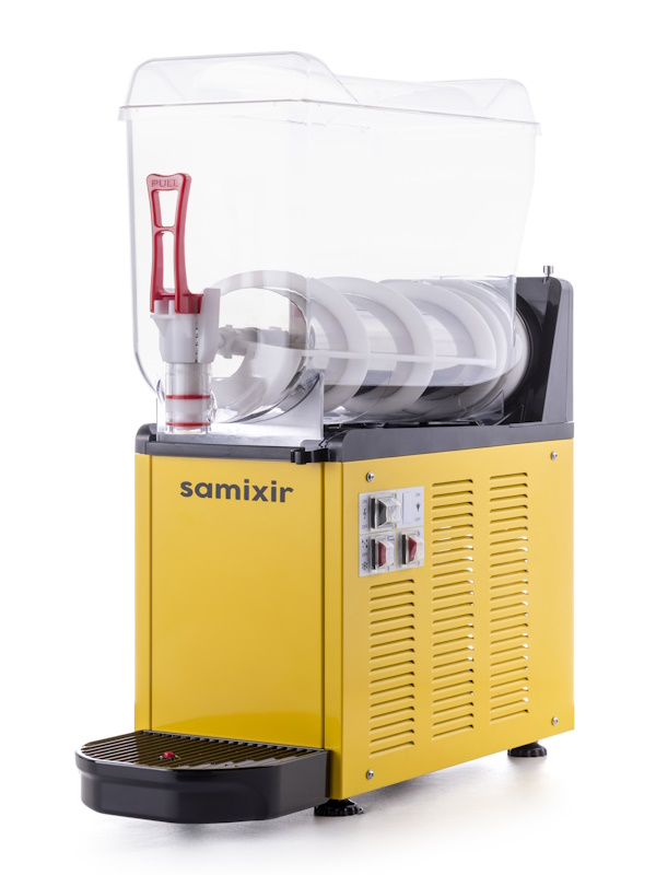 SAMİXİR Slush 12.Y Ice Slush Meyve Suyu Dispenseri, 12 lt, Sarı